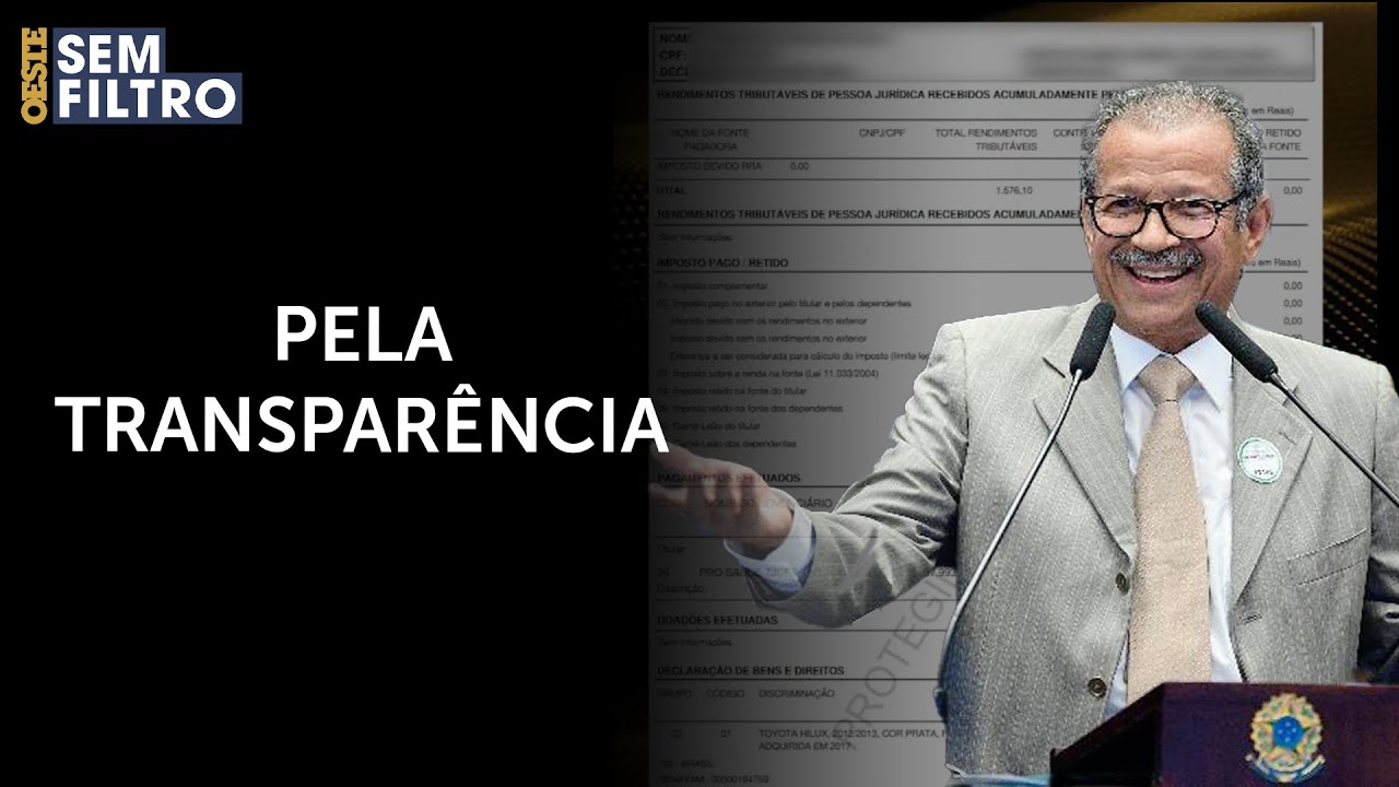 Sebastião Coelho divulga declaração do Imposto de Renda | #osf