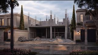 Residential Villa  Construction Time-lapse