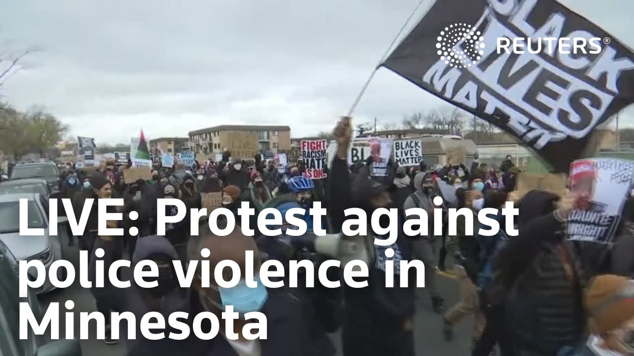 LIVE: Protest against police violence in Brooklyn Center, Minnesota