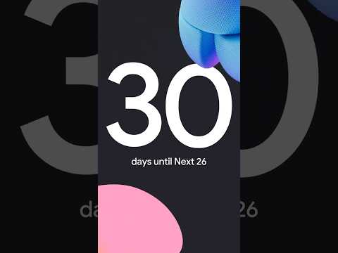 30 days until #GoogleCloudNext!