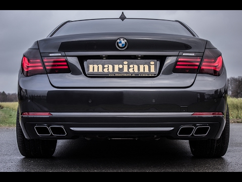 V12 Sound! BMW 760i F01 I Sportauspuff I by mariani Tuning - YouTube