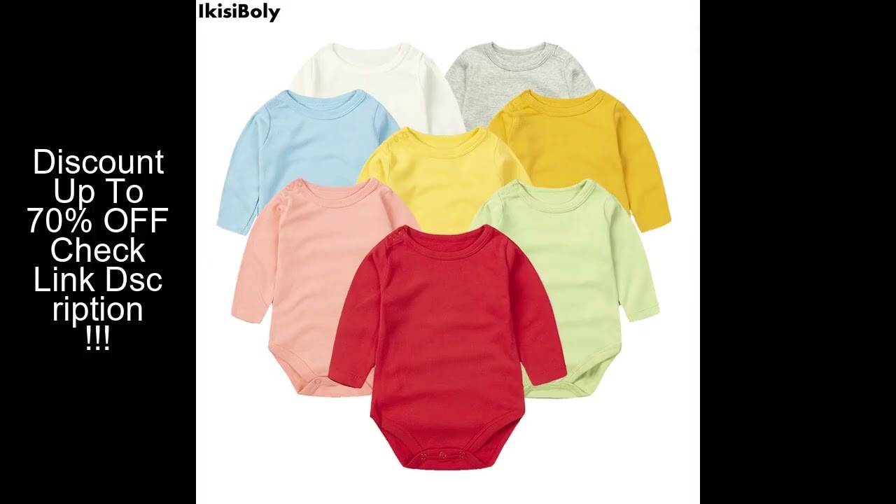 Newborn Baby Girl Rompers Boys Bodysuits Clothing Jumpsuits Long Sleeve Red Toddlers Born White Kids