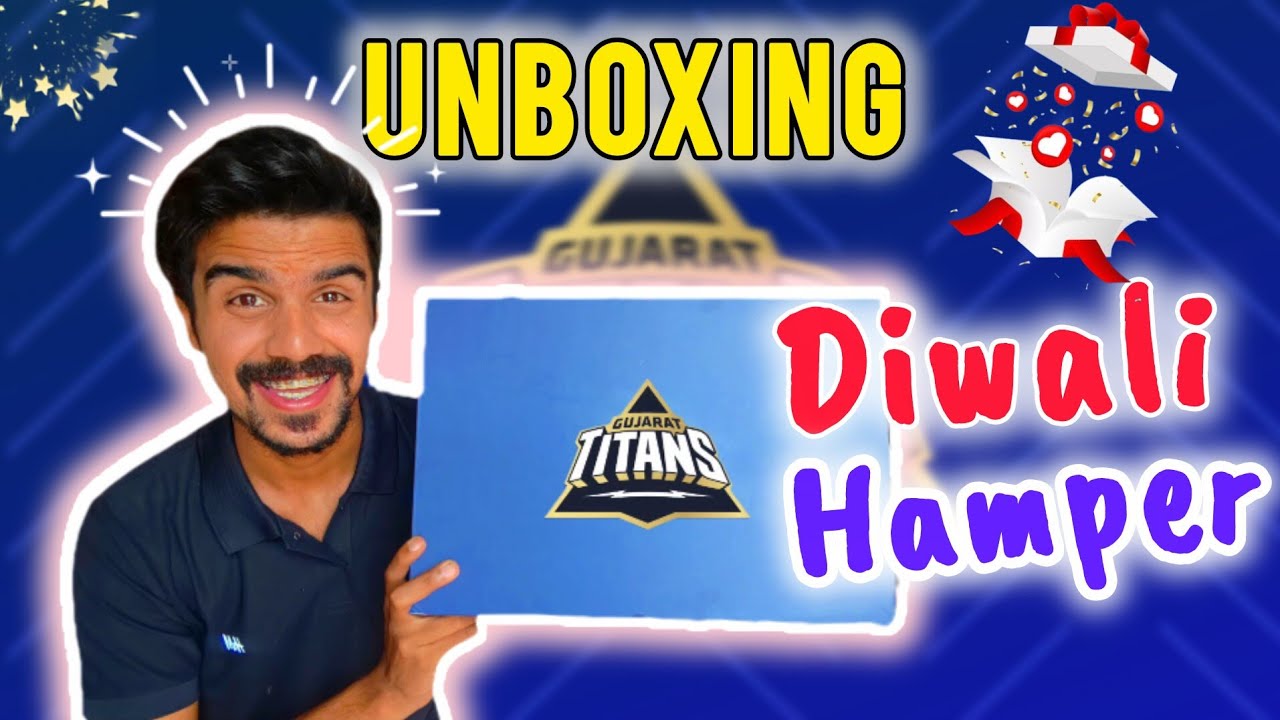 🎁 Unboxing Gujarat Titans Diwali Gift Hamper | Exclusive Team Merchandise 2025