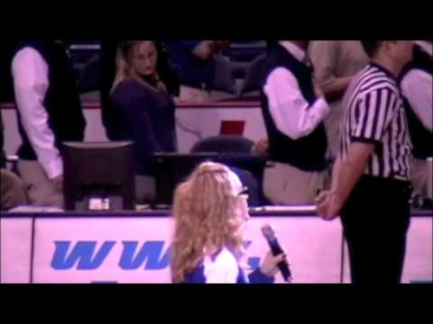 Suzanne Gillen National Anthem DePaul Basketball