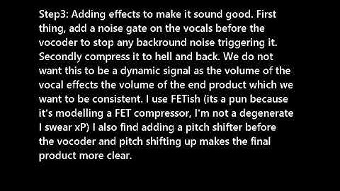 Vocoding Electric guitar in Reaper Explained