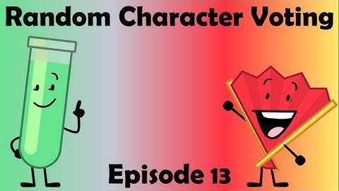 Random Character Voting Episode 13