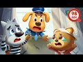 When Stuck in the Elevator | Safety Tips | Police Rescue | Cartoons for Kids | Sheriff Labrador