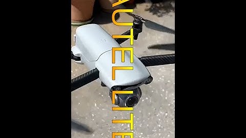 Autel Lite montage - with 4 axis gimbal for vertical images & rotating videos & RYYB filter