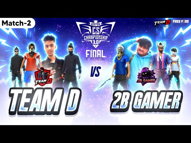 2B Gamer Vs Team D| Epic Comeback Of 2B Gamer🔥| Neck To Neck Battle | Garena Free Fire class=