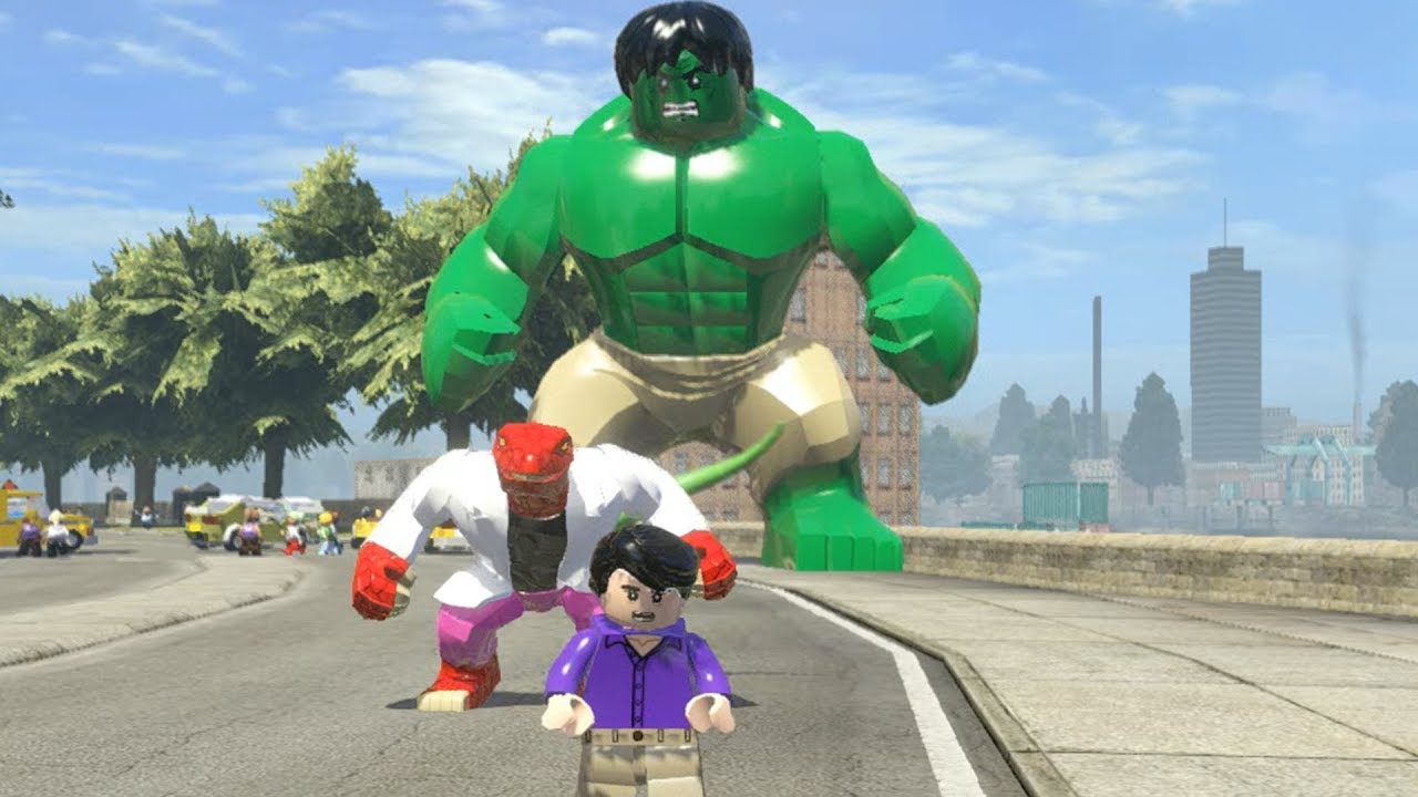 Bruce Banner Transformation Vs Big Hulk Vs Red Lizard Lego Marvel | My ...