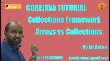 Corejava Tutorial || Collections Framework || video-2 || Arrays vs Collections|| By Ratan Sir
