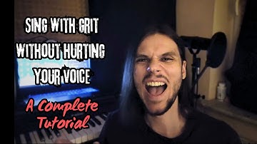 How To Sing With Rasp And Distortion Tutorial (The Simplest Way)