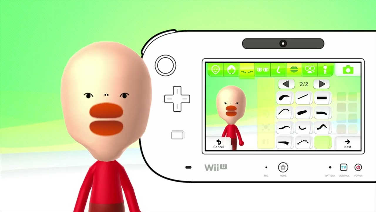 Making Slimpubes on the mii make on the WII U