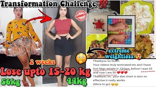 EXTREME WEIGHTLOSS LAUKI DIET??|| TRANSFORMATION in 2WEEKS CHALLENGE (काया पलट)?|| be OCCASION READY