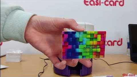 Printing a test cards from your PC & on LCD panel Entrust DS2