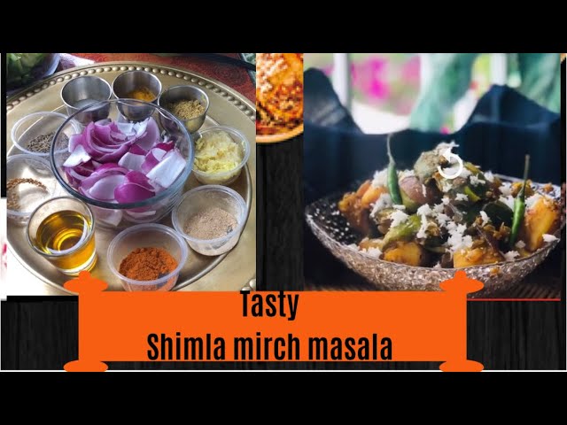 Simala Mirch Masala | Capsicum Onion Masala | Garden Fresh Capsicum | Perfect Home Kitchen and Garden