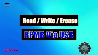 How To Read / Write / Erease RPMB Via USB