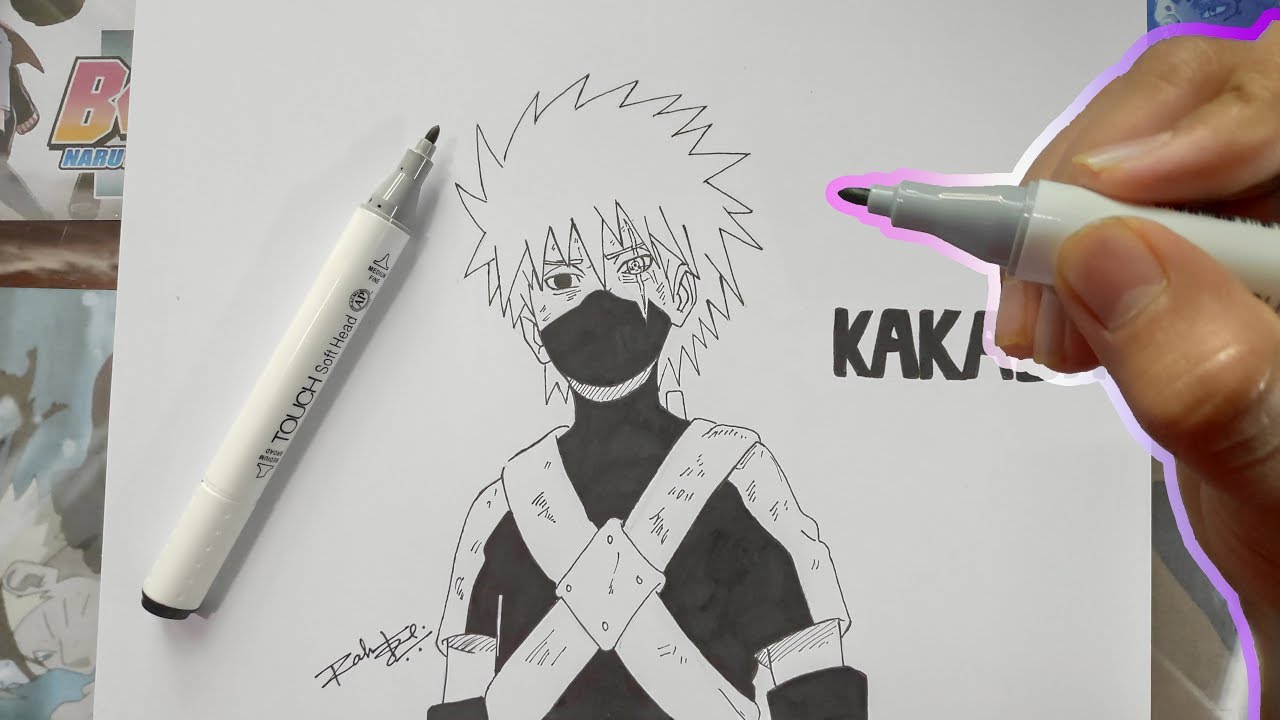 Kid Kakashi By Kureiji  Kakashi desenho, Arte mangá, Desenhos