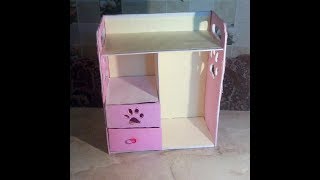 DIY Органайзер для канцелярии своими руками.How to make organizer.Hand made.Back to school.