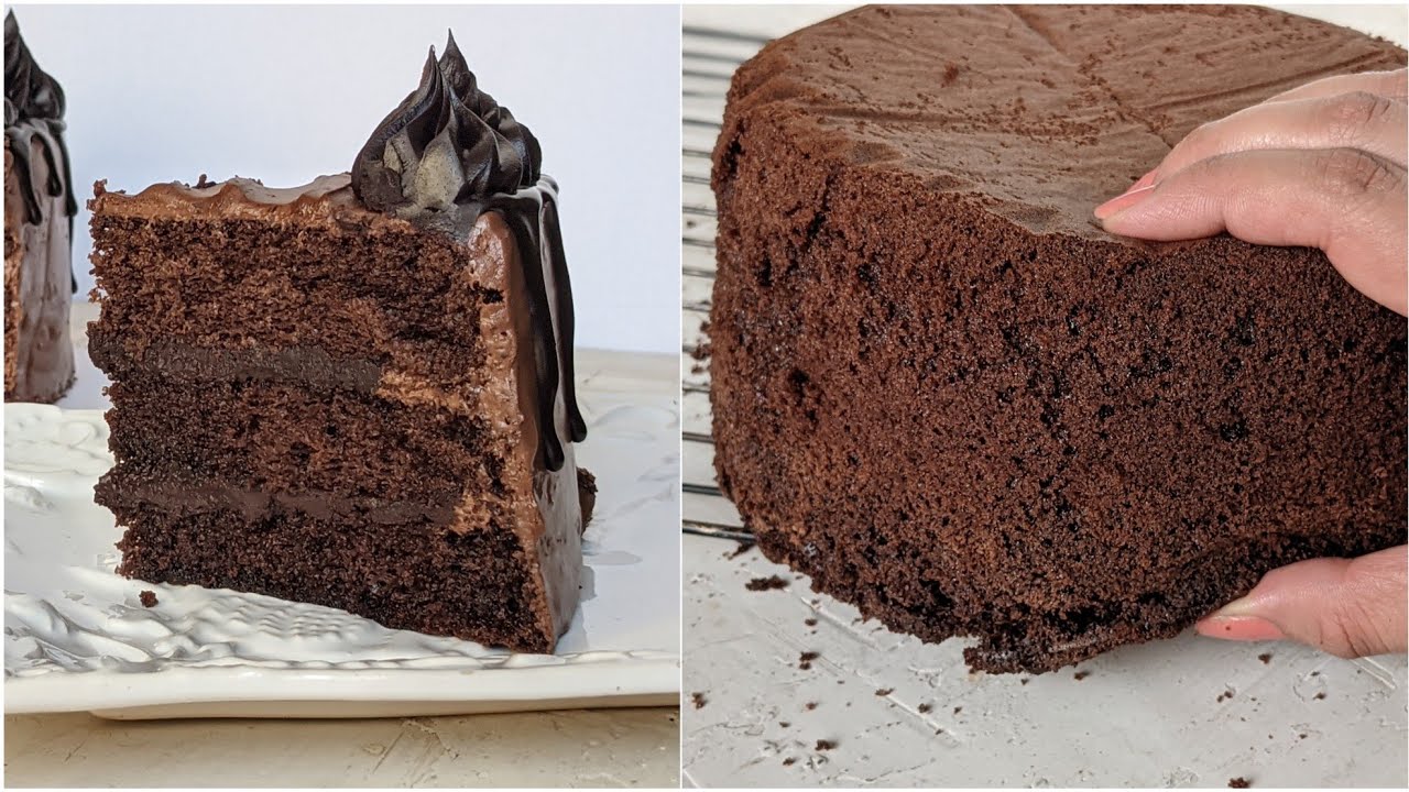 كيك اسفنجي مرتفع خفيف بالدقيق العادي بدون محسن 💯