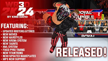 WR3D 2K24 V1.1 BY KING DAVID | RELEASED | ALL NEW FEATURES!