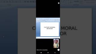 PPT MODULE 4 : CULTURE IN MORAL Behavior