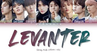 Stray Kids (스트레이 키즈) - Levanter (바람) (Color Coded Lyrics HAN/ROM/ENG)