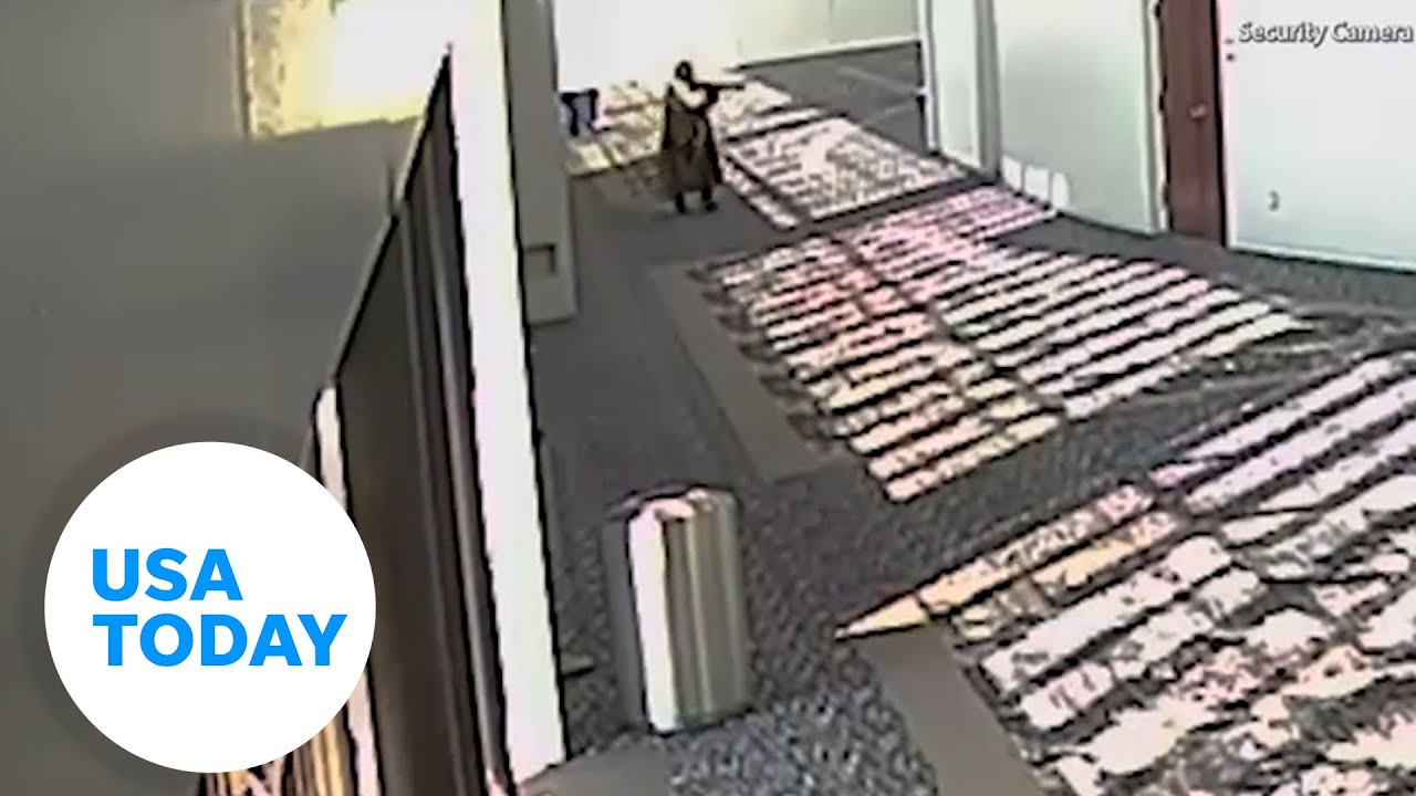 New footage shows moment Genesse Moreno open fire in church | USA TODAY
