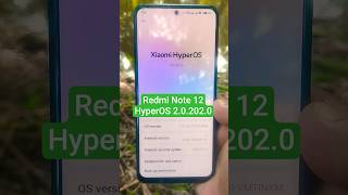 Redmi Note 12 HyperOS 2.0.202.0 Update done #redminote12 #hyperos2 #rhtechview #rhtech