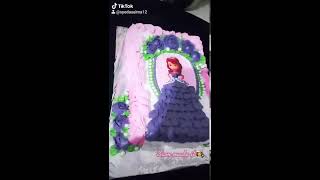Princess Sofia theme cake made by Sam's bakers