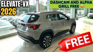 2026 Honda Elevate VX CVT🔥 With Free Accessories 😍 | Detailed Walkaround 