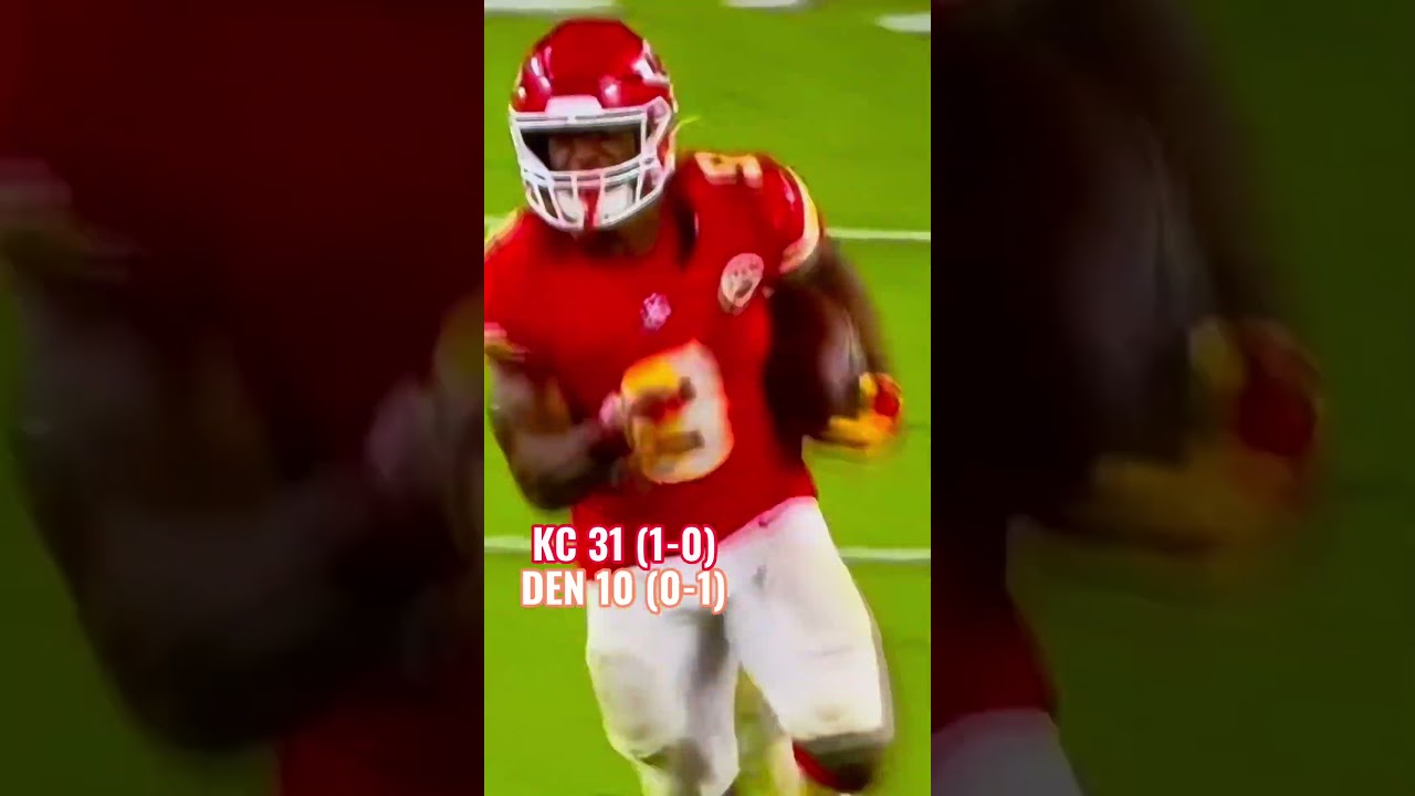 NFL:  KC 31, DENVER 10 #nfl #mnf #sports #football #mahomes #denver #kansascitychiefs #broncos