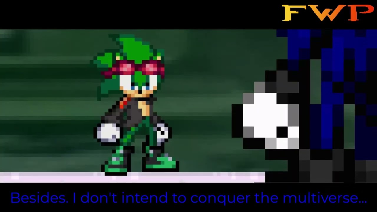 Sonic Black Vs Scourge (Dialogue Only)