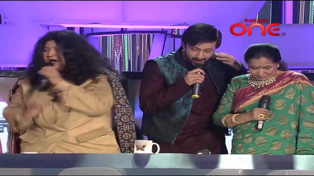 Asha Bhosle Abida Parween Runa Laila  Atif Aslam Live   Lal Meri Pat Full Version   HD Quality