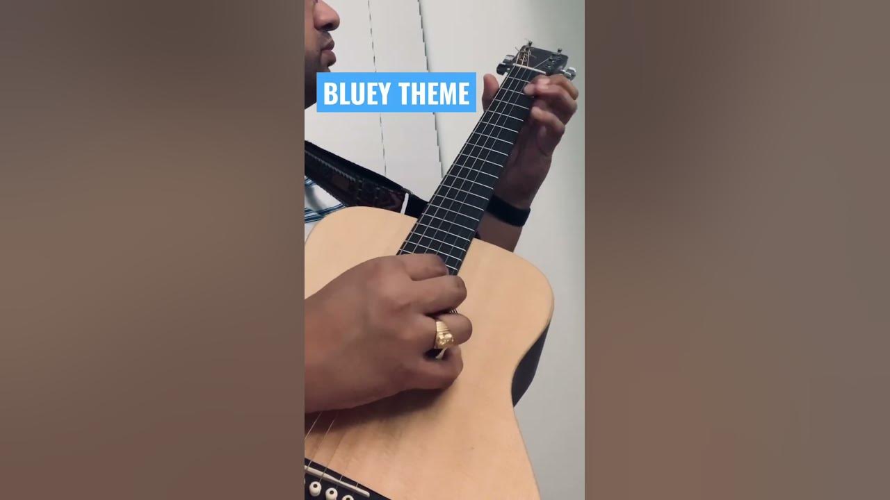 Bluey theme #bluey #bingo #acousticguitar #thememusic #kidssong #intro #disney #cartoon #abc