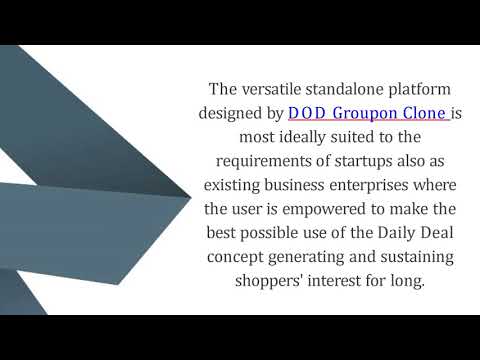 Best Groupon Clone Script - DOD IT Solutions