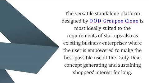 Best Groupon Clone Script - DOD IT Solutions