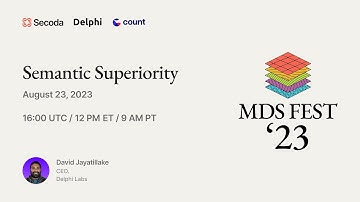 Semantic superiority ft. David Jayatillake