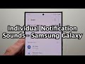 How To Change Individual App Notification Sounds On Samsung Galaxy S24 Ultra How To Change Individual App Notification Sounds On Samsung Galaxy S24 Ultra