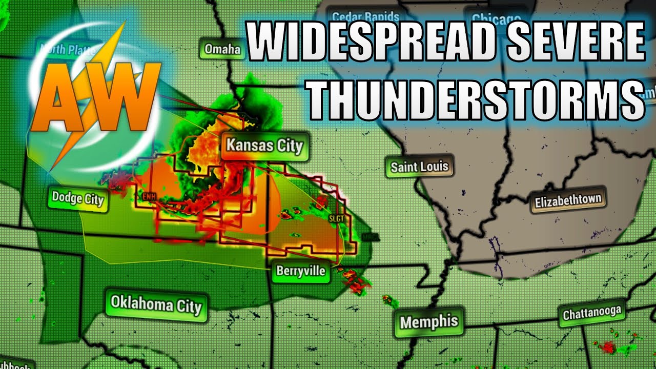 Widespread Severe Weather Outbreak continues across the Great Plains ...