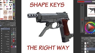 Shape Keys from Blender to CSP - The Correct Way