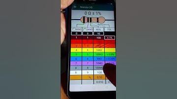 cara menghitung nilai resistor dgn melihat warna cincin nya part2