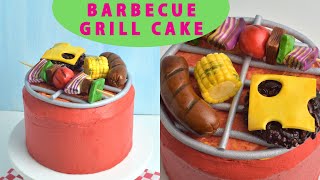 I made a mini grill cake for father's day. in this video show you step
by tutorial how to make fondant decorations from onion, peppers,
tomatoes co...