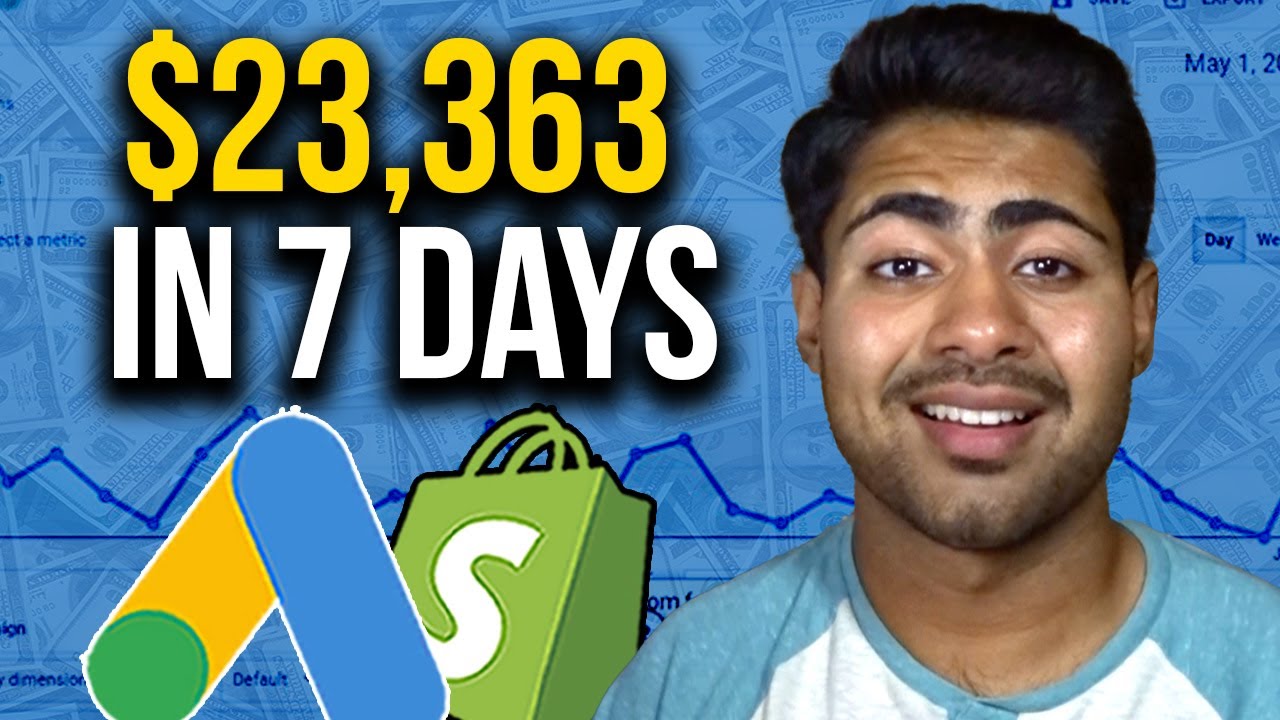 Update New $23,363 In 7 Days With Google Shopping Ads | Shopify Dropshipping Case Study
