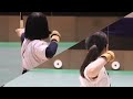 第55回全関東学生弓道選手権大会 女子団体戦決勝戦 日本女子体育大学対国際武道大学