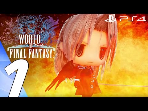 World of Final Fantasy (PS4) - Gameplay Walkthrough Part 1 - Prologue (Full Game)