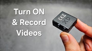 Micro XD Camera - How to Turn ON & Start Recording Video