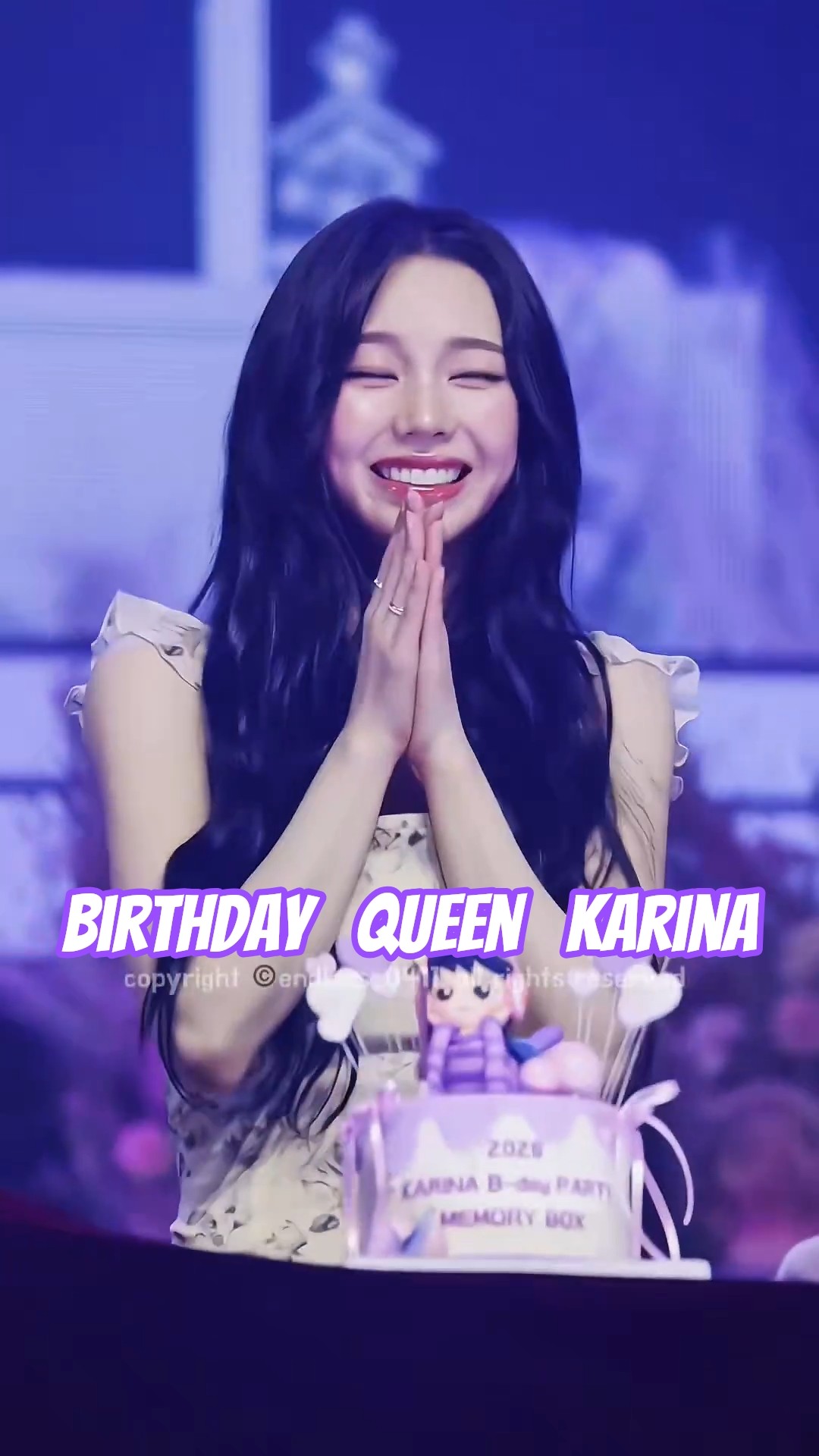 エスパ　カリナ　2026バースデーMD Happy Birthday Karina 2026 B-Day Party #karina #카리나 #カリナ