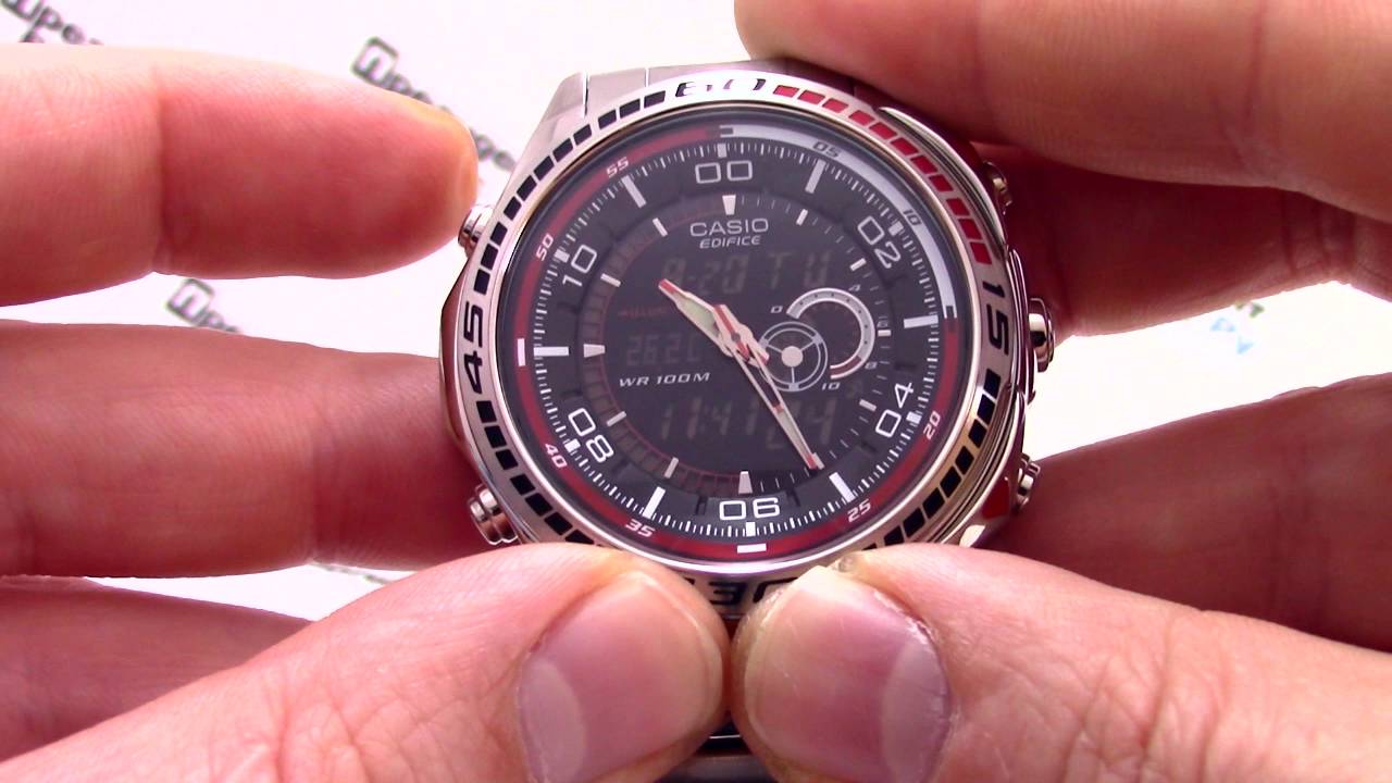 Casio EDIFICE EFA-121D-1A [EFA-121D-1AVEF] - Инструкция, как от - YouTube