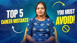Top 5 Career Mistakes You Must Avoid!